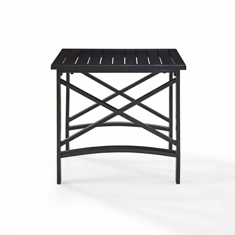 Kaplan Outdoor Metal Side Table