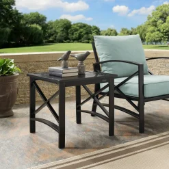 Kaplan Outdoor Metal Side Table