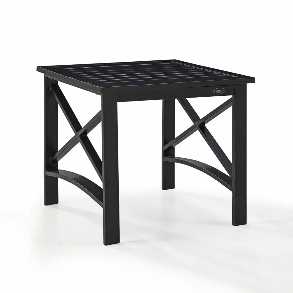 Kaplan Outdoor Metal Side Table