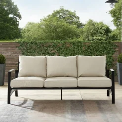 Kaplan Outdoor Metal Sofa