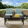 Kaplan 3Pc Outdoor Metal Armchair Set