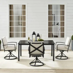 Kaplan 5Pc Outdoor Metal Dining Set
