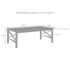 Kaplan 3Pc Outdoor Metal Sofa Set