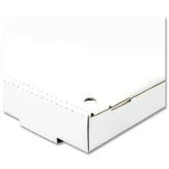 Karat Corrugated Pizza Boxes, 12 x 12 x 1.97, White/Brown, 50/Carton
