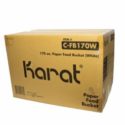 Karat Food Bucket, 170 oz, 8.9
