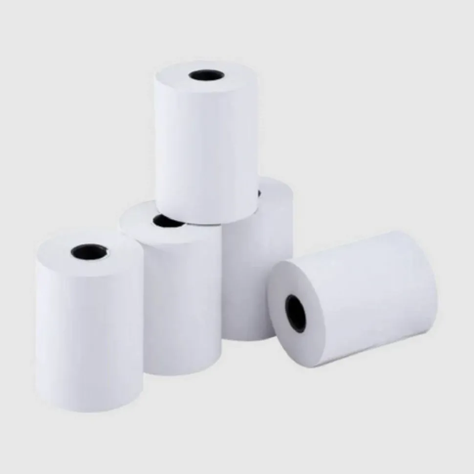 Karat Thermal Paper Rolls, 2.25" x 85 ft, White, 50 Rolls/Carton