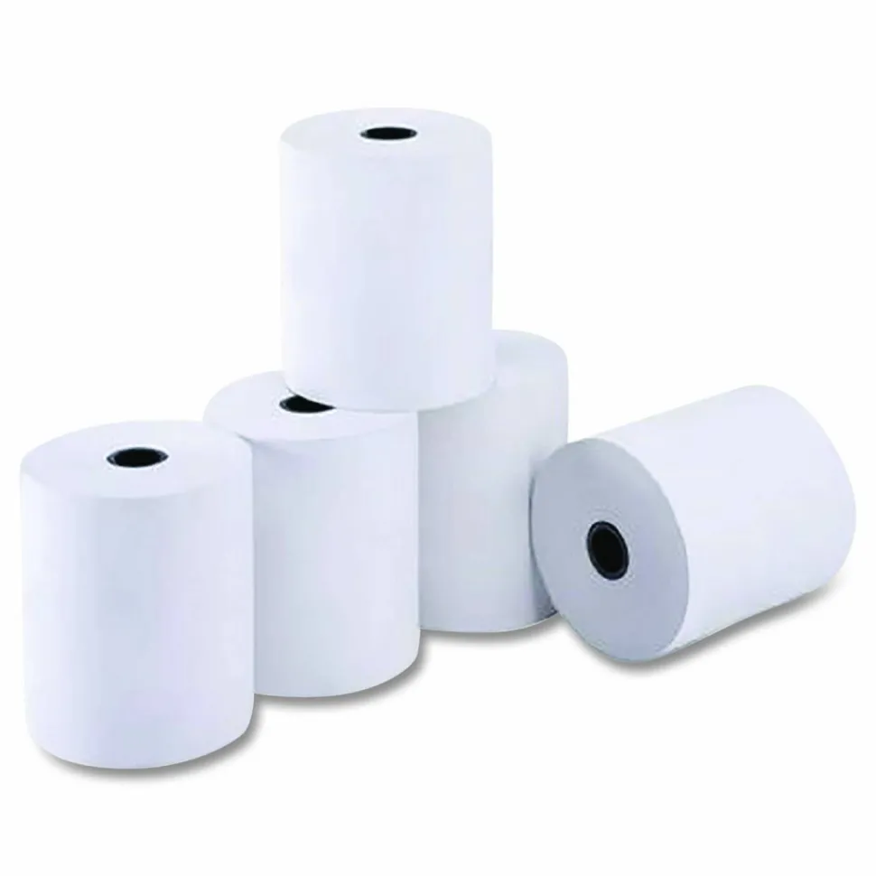 Karat Thermal Paper Rolls, 3.13" x 273 ft, White, 50/Carton