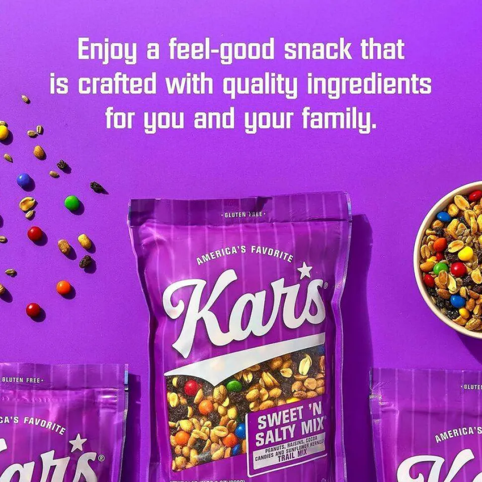 Kar's Sweet 'N Salty Mix, 2 Oz, Box Of 24 Bags