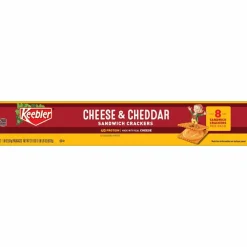 Keebler Cheese And Cheddar Sandwich Crackers, Pack Of 12
