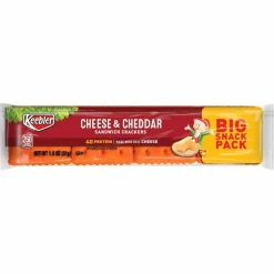 Keebler Cheese And Cheddar Sandwich Crackers, Pack Of 12