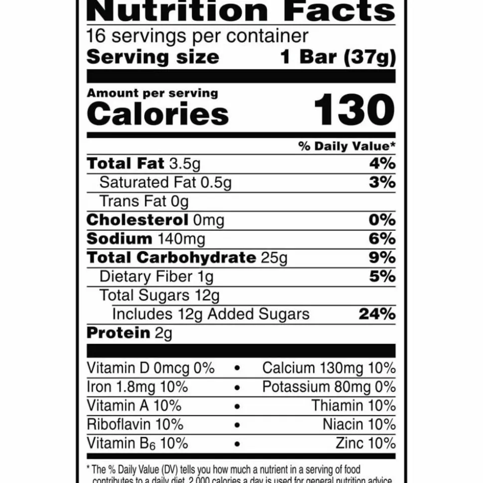 Kellogg's Nutri-Grain Bars, Strawberry, 1.3 Oz, Box Of 16