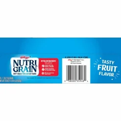 Kellogg's Nutri-Grain Bars, Strawberry, 1.3 Oz, Box Of 16