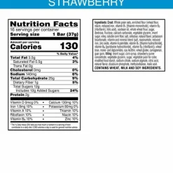 Kellogg's Nutri-Grain Bars, Strawberry, 1.3 Oz, Box Of 16