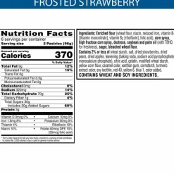 Kellogg's Pop Tarts, Frosted Strawberry, 3.67 oz, 2/Pack, 6 Packs/Box
