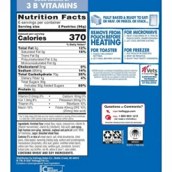 Kellogg's Pop Tarts, Frosted Strawberry, 3.67 oz, 2/Pack, 6 Packs/Box