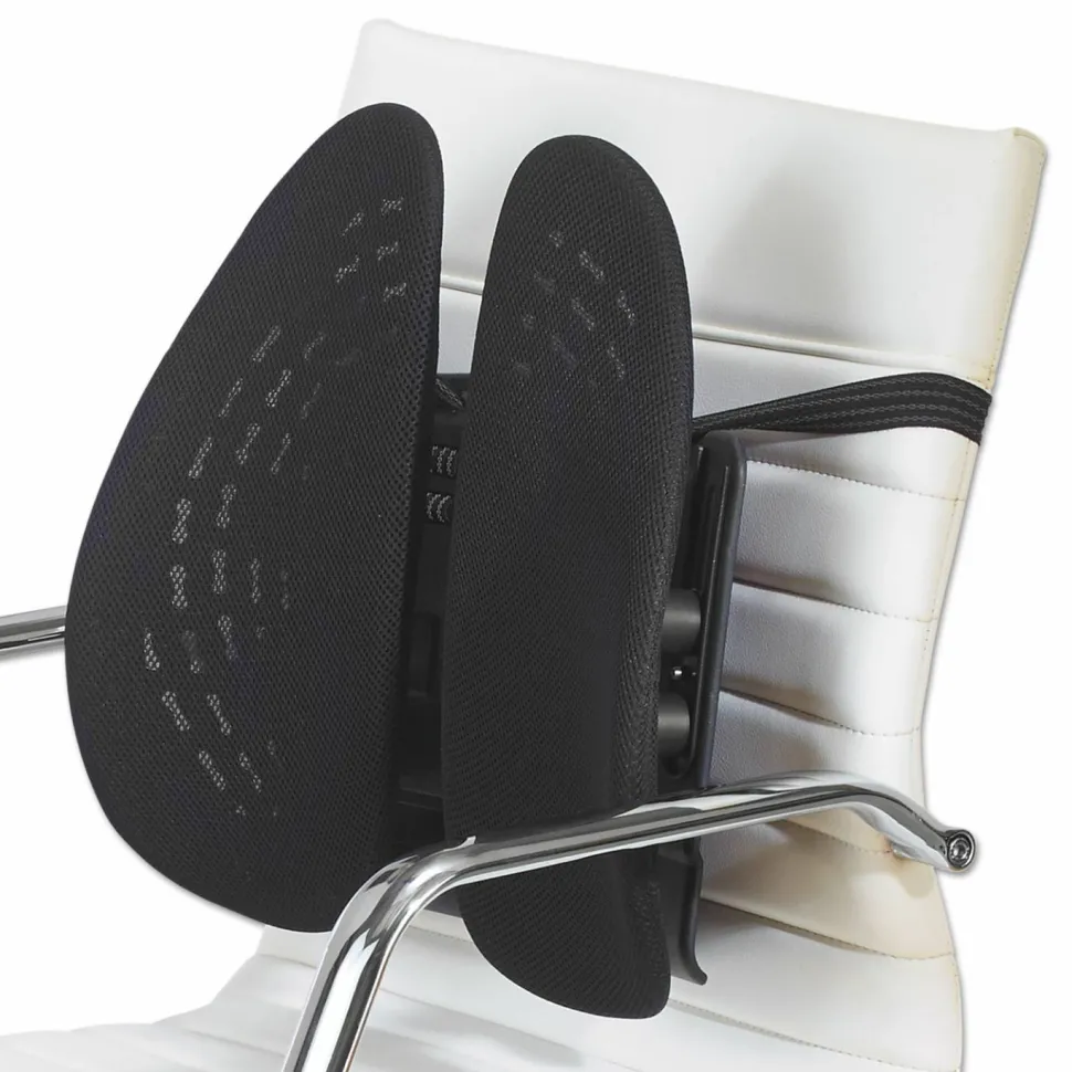 Kensington Conform Back Rest with SmartFit, 17.25 x 5.5 x 16, Black