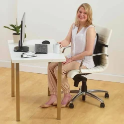 Kensington Conform Back Rest with SmartFit, 17.25 x 5.5 x 16, Black