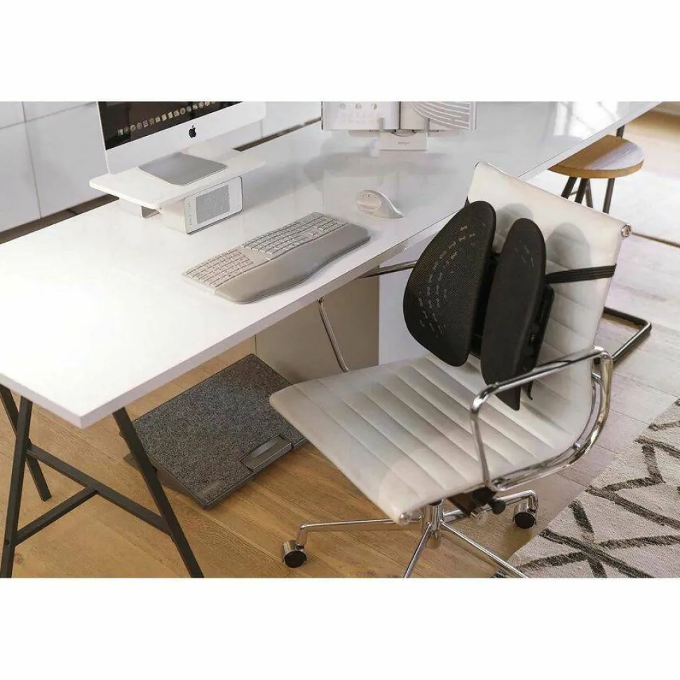 Kensington Conform Back Rest with SmartFit, 17.25 x 5.5 x 16, Black