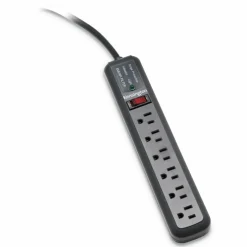 Kensington Guardian Surge Protector, 6 AC Outlets, 15 ft Cord, 540 J, Gray