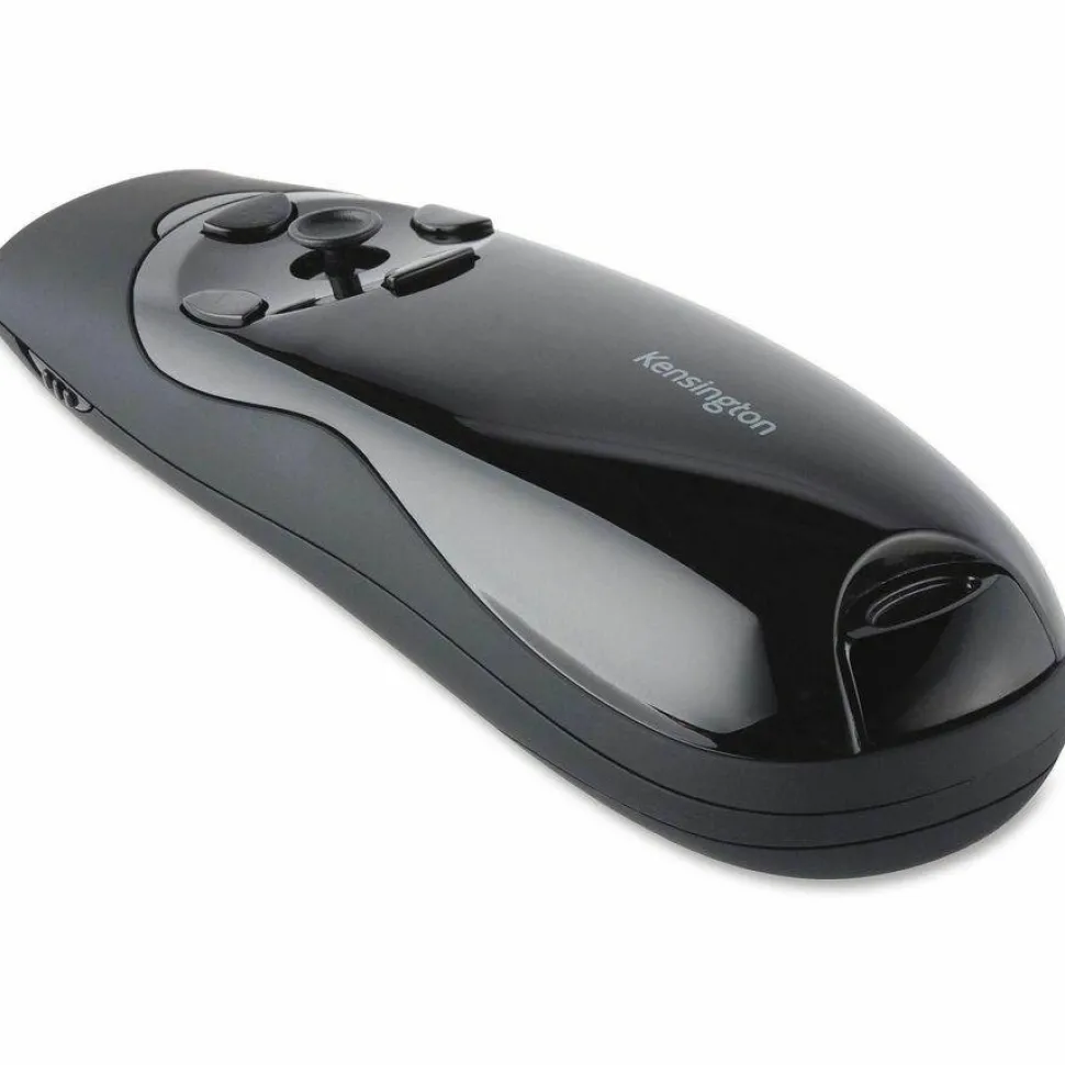 Kensington Presenter Expert Green Laser with Cursor Control - Presentation remote control - 4 buttons - RF - black
