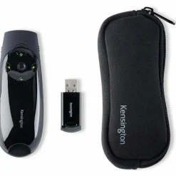 Kensington Presenter Expert Green Laser with Cursor Control - Presentation remote control - 4 buttons - RF - black