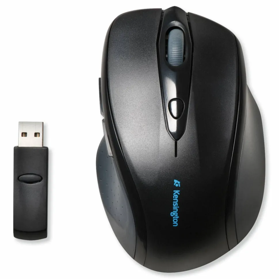 Kensington Pro Fit Wireless Mouse, Full-Size, Black