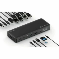 Kensington SD5910T Thunderbolt 4 USB4 USB-C Quad 4K Docking Station with DisplayLink Technology, 100W Power Delivery