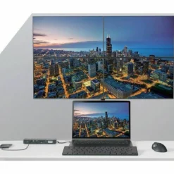 Kensington SD5910T Thunderbolt 4 USB4 USB-C Quad 4K Docking Station with DisplayLink Technology, 100W Power Delivery