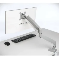 Kensington SmartFit Mounting Arm for Monitor - Gray - Landscape/Portrait