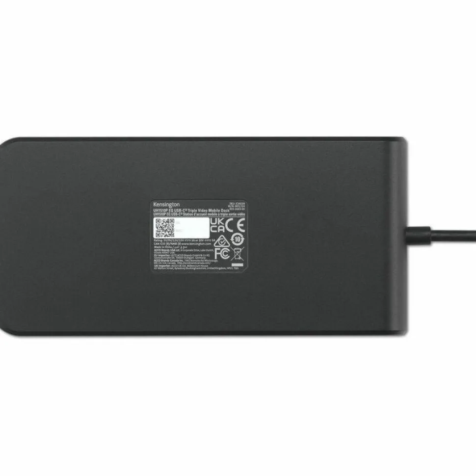 Kensington UH1510P EQ USB-C 5Gbps Triple Video Driverless Mobile Dock