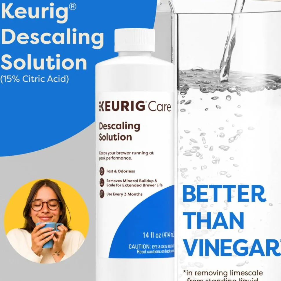 Keurig Brewer Descaling Solution, 1.75 Cups