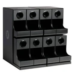 Keurig 8ct Modular Merchandiser, (L) 17.80" x (W) 14.57" x (H) 17.28", Black, 1