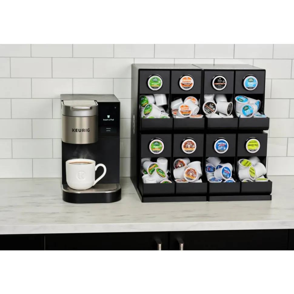 Keurig 8ct Modular Merchandiser, (L) 17.80" x (W) 14.57" x (H) 17.28", Black, 1