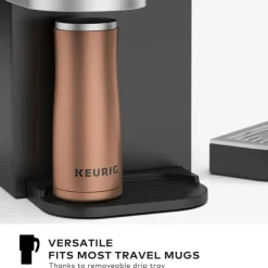 Keurig K-2550 Single-Serve Commercial K-Cup Pod Coffee Maker With 110oz Water Reservoir Bundle, Black/Silver