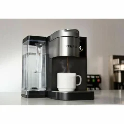 Keurig K-2550 Single-Serve Commercial K-Cup Pod Coffee Maker With 110oz Water Reservoir Bundle, Black/Silver