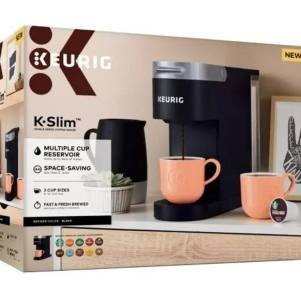 Keurig K-Slim Single-Serve Coffee Maker, Black