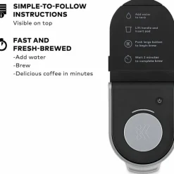 Keurig K-Suite Hospitality Brewer, Single-Cup, Silver/Black