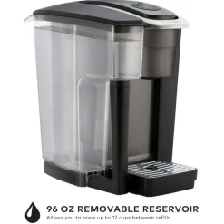 KeurigK-1550 Brewer, 96oz Reservoir, Single Serve K-Cup Pod Small Business Coffee Maker, Black