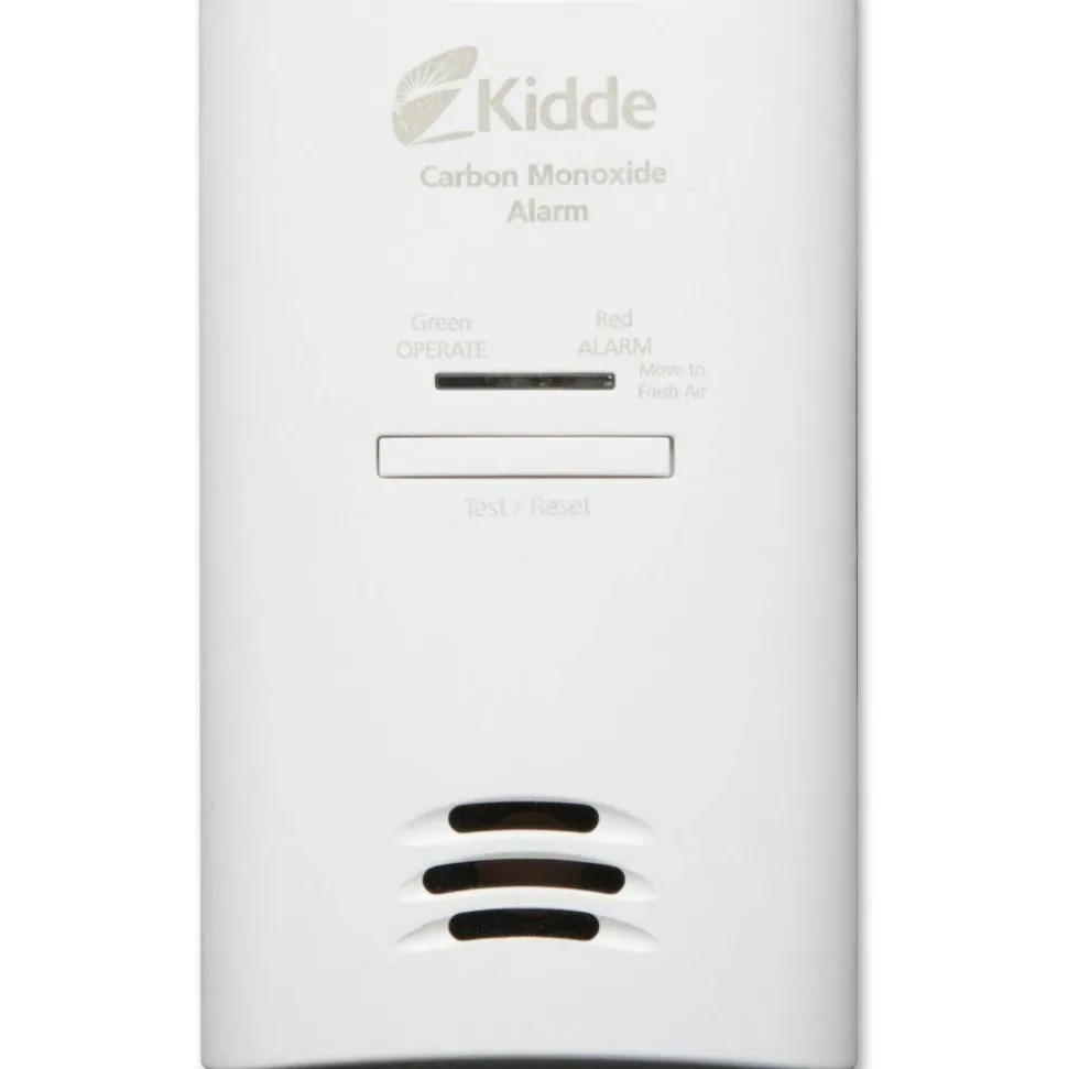 kidde Carbon Monoxide Alarm - 120 V AC - Audible - White