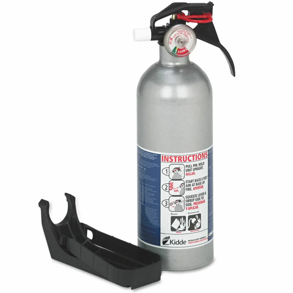 Kidde Fire Auto Fire Extinguisher - Impact Resistant, Easy to Use, Dust Resistant, Rust Resistant - White