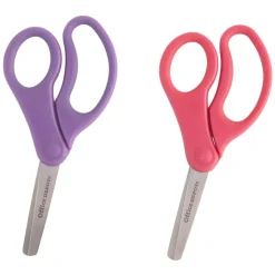 Kids' Scissors, 5", Blunt Tip, Assorted Colors, Pack Of 12 Scissors