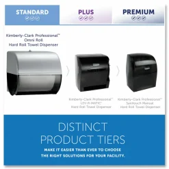 Kimberly-Clark Professional* Omni Roll Towel Dispenser, 10.5 x 10 x 10, Smoke Gray