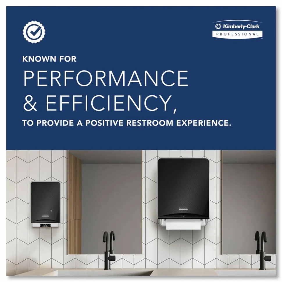 Kimberly-Clark Professional* Omni Roll Towel Dispenser, 10.5 x 10 x 10, Smoke Gray
