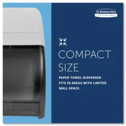 Kimberly-Clark Professional* Omni Roll Towel Dispenser, 10.5 x 10 x 10, Smoke Gray
