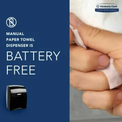 Kimberly-Clark Professional* Sanitouch Hard Roll Towel Dispenser, For 1.75