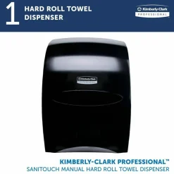 Kimberly-Clark Professional* Sanitouch Hard Roll Towel Dispenser, For 1.75