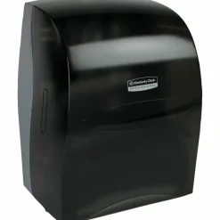 Kimberly-Clark Professional Sanitouch Manual Touchless Hard-Roll Paper Towel Dispenser, Black