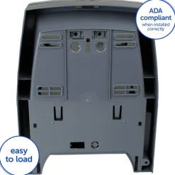 Kimberly-Clark Professional Sanitouch Manual Touchless Hard-Roll Paper Towel Dispenser, Black