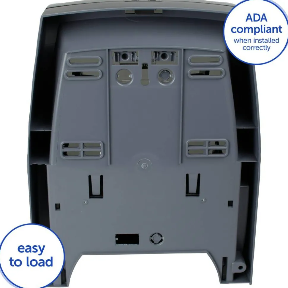 Kimberly-Clark Professional Sanitouch Manual Touchless Hard-Roll Paper Towel Dispenser, Black