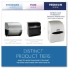 Kimberly-Clark Professional Sanitouch Manual Hard Roll Towel Dispenser - Touchless Dispenser - 16.1"x12.6"x 10.2" Depth - 09991